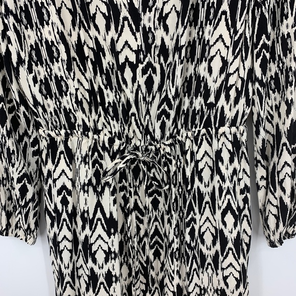 Gap Ikat Print Cinch Waist Dress Sz S - Picture 9 of 14